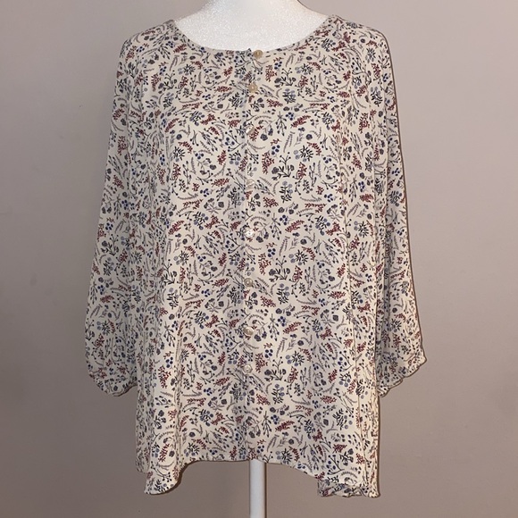 Rokoko Floral Ditsy Print Blouse - Picture 1 of 12